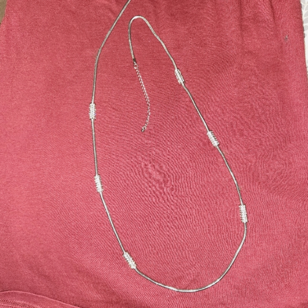 Italian Snake Chain with Stationed Rhinestones